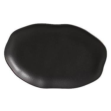 Imagem de Travessa Oval Rasa Stoneware Bio M 30cm - Porto Brasil (Preto Matte)
