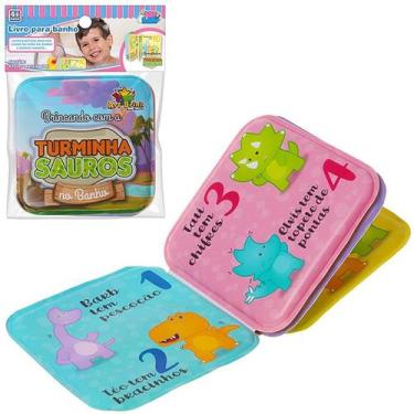 Imagem de Mini Livro De Banho Brinquedo para banho Bebê  Leitura - Art Baby
