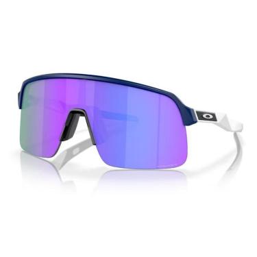 Imagem de Óculos Ciclismo Oakley Sutro Lite Matte Navy Prizm Violet Cód.94636339-Unissex