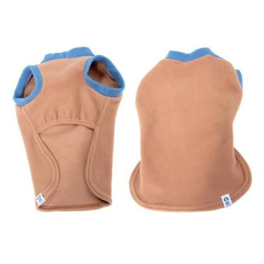 Imagem de Camiseta Básica para Cachorro e Gato Pet - Bichinho Chic, Creme, 11