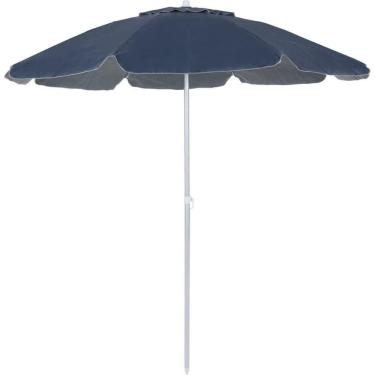 Imagem de Guarda-sol Praia Piscina 2,00m Bagum Alumínio Bel Azul