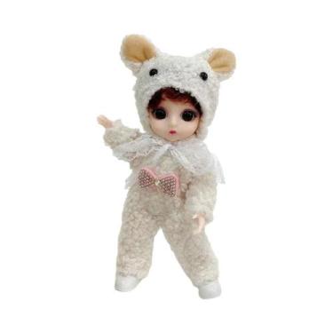 Imagem de Boneca Princesa Articulada De 16cm Com 13 Juntas, Brinquedo DIY BJD Co