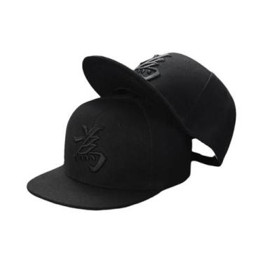 Imagem de Boné De Beisebol Masculino Ajustável Com Aba Reta, Estilo Hip-hop, Bor