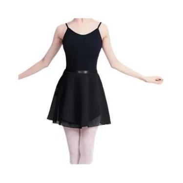 Imagem de Saias De Chiffon Com Cadarço Para Mulheres, Saias Mini De Dança Para M