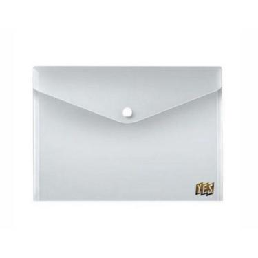 Imagem de Pasta Envelope Cristal Com Botão A4 Yes Polipropileno