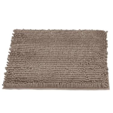 Imagem de Tapete Buettner Microfibra Antiderrapante Chenille Ginko 40cmx60cm Areia