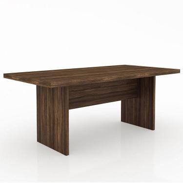 Imagem de Mesa de Reunião Escritório Nogal Tecno Mobili