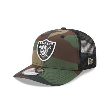 Imagem de Boné New Era 9SEVENTY Las Vegas Raiders NFL Salute Service 2025 Preto-Masculino