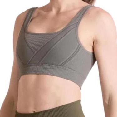 Imagem de Top Esportivo Lupo LSport Seamless Max II - Grafite, P
