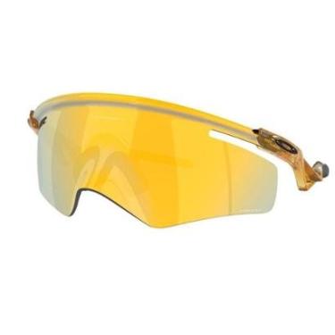 Imagem de Óculos de Sol Oakley QNTM Kato Transparent Light Curry 0456-Masculino