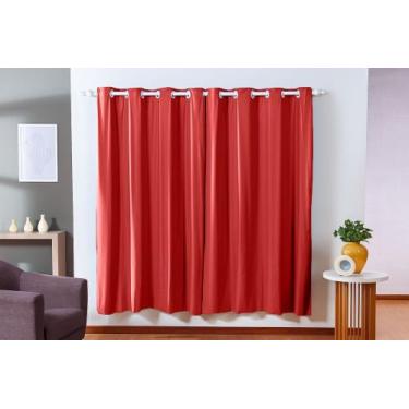 Imagem de Cortina Blackout Corta Luz 2,80 X 1,80 Antimofo Sala Quarto Banheiro C