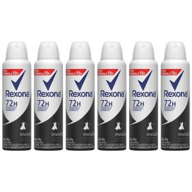 Imagem de Kit Desodorante Aerossol Antitranspirante Feminino - Rexona Invisible 