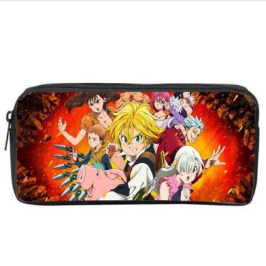 Imagem de Bolsa de lápis Seven Deadly Sins Meliodas Oxford 22x5x11cm - yiweisai