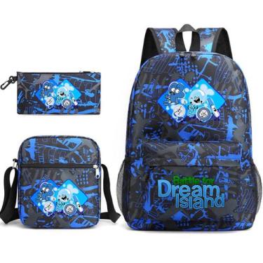 Imagem de Conjunto de mochilas escolares Battle For Dream Islands, 3 unidades un
