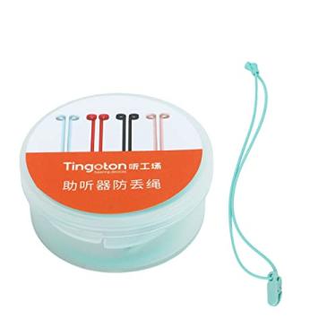 Imagem de Clipe de aparelho auditivo de silicone grcfumo, corda anti -perdida com caixa de armazenamento, clipes de aparelho auditivo confortáveis ​​para idosos adultos crianças