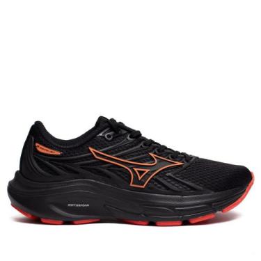 Imagem de Tênis Infantil Mizuno Jet 8 Softierfoam Preto/Salmão, Preto, 35