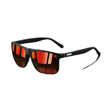 Imagem de Óculos De Sol Vintage Com Padrão Xadrez Colorido Para Homens E Mulhere