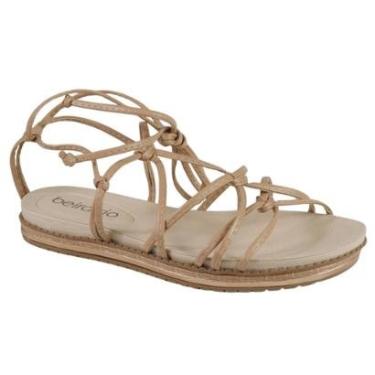 Imagem de Sandália Beira Rio de Amarrar Tornozelo Rasteira 8321.1856-Feminino