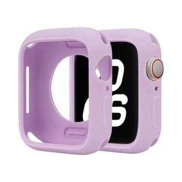 Imagem de Capa De Silicone 42mm 46mm Para Apple Watch Series 9 8 7 6 5 4 3 SE, P