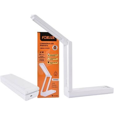 Imagem de Luminária Led Portátil Foxlux Branco 4w