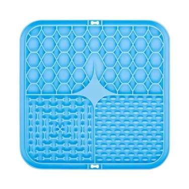 Imagem de Prato De Alimentação Lenta Para Cães Com Ventosa De Silicone - Tigela 