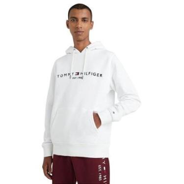 Imagem de Moletom Tommy Hilfiger Wcc Logo Hoody Masculino Branco-Masculino