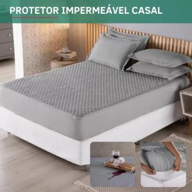 Imagem de Protetor De Colchão Impermeável Casal Matelado Antiácaro Ant - Congrat