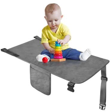 Imagem de Cama de avião para bebê COZYBONDER em veludo 80 x 45 cm, portátil