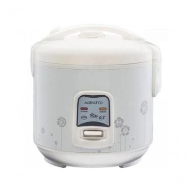 Imagem de Panela Elétrica de Arroz Agratto Pa6x Riso Antiaderente com Bandeja para Legumes 400W 220V