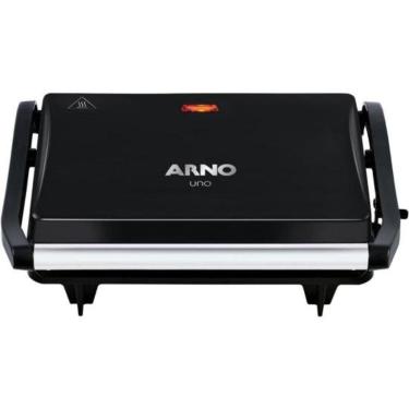 Imagem de Grill Elétrico Arno Compact GPTO com Placa Antiaderente Ajustável 850W Preto 110V