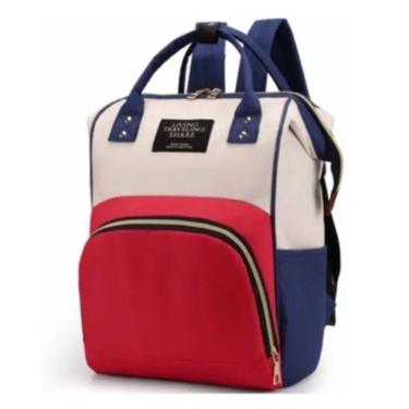 Imagem de Mochila Maternidade Bolsa Mamãe Bebê Multifunção com Compartimento Térmico e Bolso para...