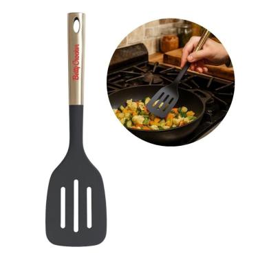 Imagem de Espátula Perfurada de Cozinha Espátula Perfuranda Alça Cozinha para Preparo de Alimento...