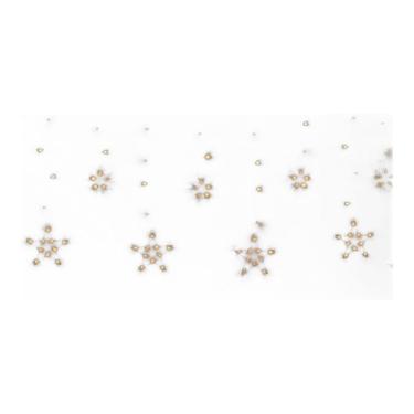 Imagem de Cortina de LED 12 Estrelas 3 Metros Luz Warm Natalina 8 Modos Dourado Tuut