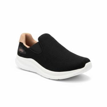 Imagem de Tênis Olympikus Flutua 2 Slip on Preto Feminino -, Preto, Dusty, 35