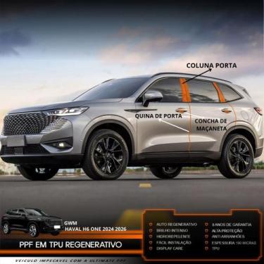 Imagem de Película PPF Kit Proteção Portas Haval H6 One 24 26 - Ultimate PPF