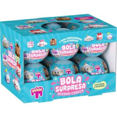Imagem de Slime Bola Surpresa Cabecudinhos (S) DP.C/12 - Doce Brinquedo