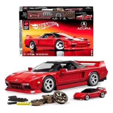 Imagem de Hot Wheels Brick Shop Blocos Montar Custom Acura NSX 90  Exclusiva Min