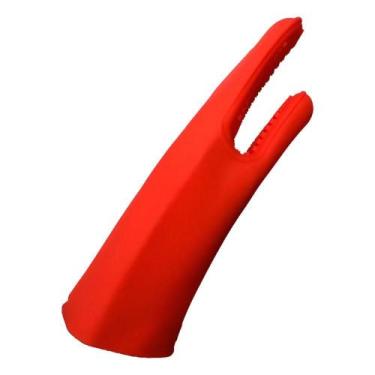 Imagem de Luva Térmica de Silicone Para Cozinha Vermelho 28cm - Quanhe