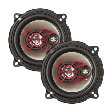 Imagem de Alto Falante Triaxial Automotivo Par 5 Polegadas 50W RMS 4R Universal Modelo B3X50X para Som Interno Bravox