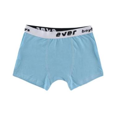 Imagem de Cueca Boxer Infantil Menino Everly Ref 601, G, Azul
