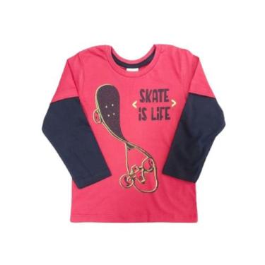 Imagem de Camiseta infantil menino Fantoni ref 9010, 4, Vermelho
