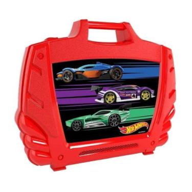 Imagem de Hot Wheels Maleta Porta Carrinhos Vermelho - Fun Divirta-se (40837) - 