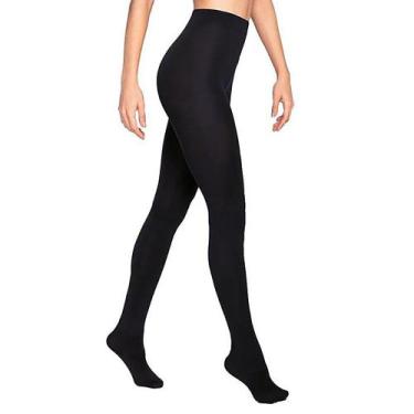 Imagem de Meia Calça Feminina Lupo Loba Opaca Fio 80 Preta - 05858-001, G