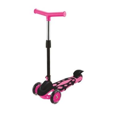 Imagem de Patinete Infantil 3 Rodas Rosa Dobrável 5+ DMR5552 DMRadical - DM Radi