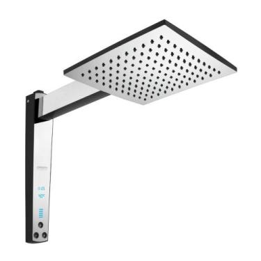 Imagem de Chuveiro Lorenzetti Acqua Century Digital Preto/Cromado 220v, 220V