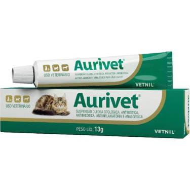 Imagem de Suspensão Oleosa Otológica Aurivet Vetnil - 13g