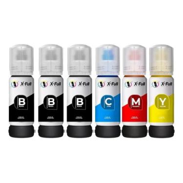 Imagem de Combo Economico com 6 Refil de Tinta T544 sendo 3 BLACK CYAN YELLOW MA