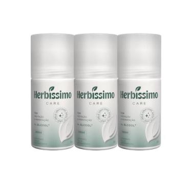 Imagem de Kit Desodorante Roll-On Herbíssimo Tradicional 50Ml - 3 unidades