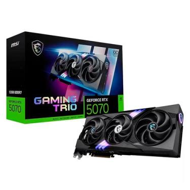 Imagem de Placa de Vídeo MSI Gaming Trio OC NVIDIA GeForce RTX-5070 12GB GDDR7 -