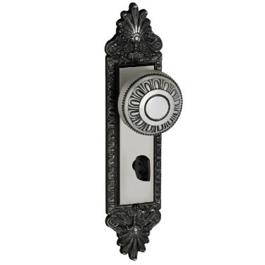 Imagem de Fechadura Interna Colonial 3700-104Z de Embutir para Porta de Madeira Zamac Latão Oxidado Aliança Importação